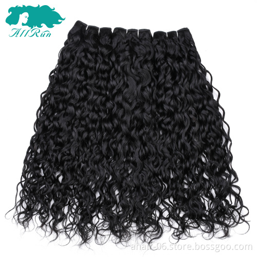 China wholesale raw human hair brazilian water wave